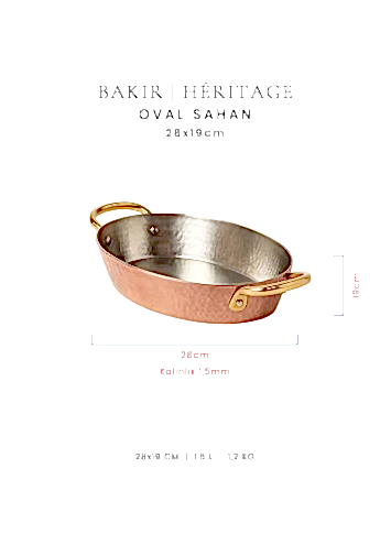 Voeux Dövmeli Oval Sahan - Bakır - Héritage