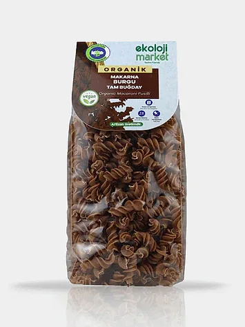 Organik Tam Buğday Burgu Makarna 300 Gr
