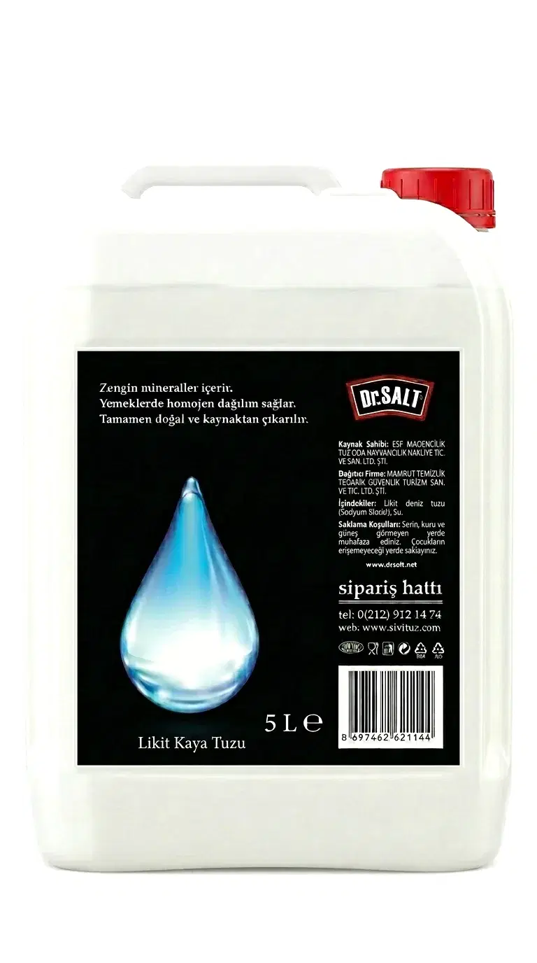 Sıvı Tuz Çözeltisi 84 Mineralli Sebil 5 Lt. - 6 Kg.