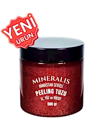 Yeni Ürün - Mineralis 84 Mineralli Peeling Tuzu - Doğal Yağlar ve Özler İçeren Peeling Tuzu 500 gr