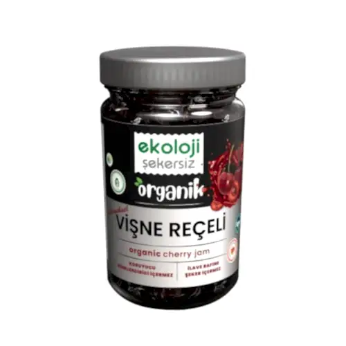 Organik Şekersiz Vişne Reçeli 380 gr