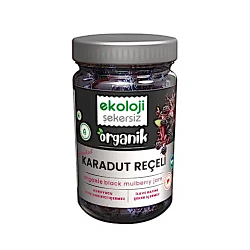 Organik Şekersiz Karadut Reçeli 380 gr