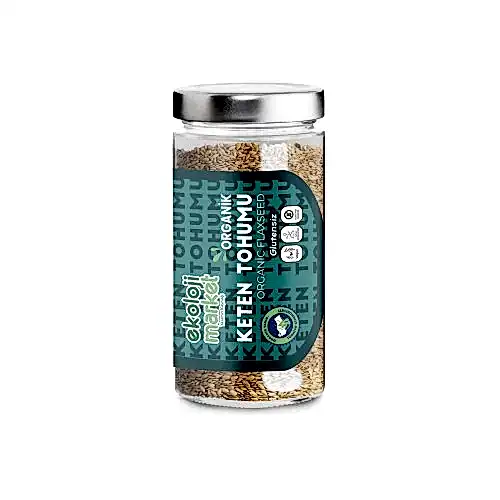 Organik Glutensiz Kavanoz Keten Tohumu 300 gr