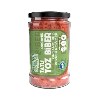Organik Glutensiz Kavanoz Toz Biber- Tatlı 70 gr