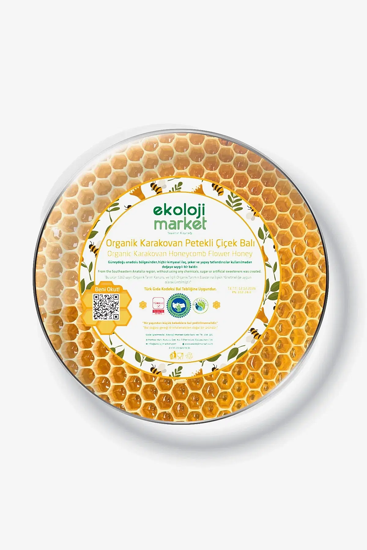 Organik Karakovan Petek Bal 1 Kg