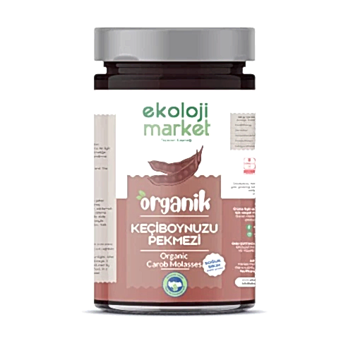 Organik Soğuk Sıkım Keçiboynuzu Pekmezi 640 gr
