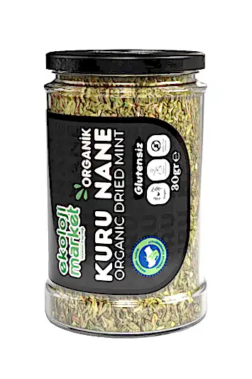 Organik Glutensiz Kavanoz Nane 30 gr