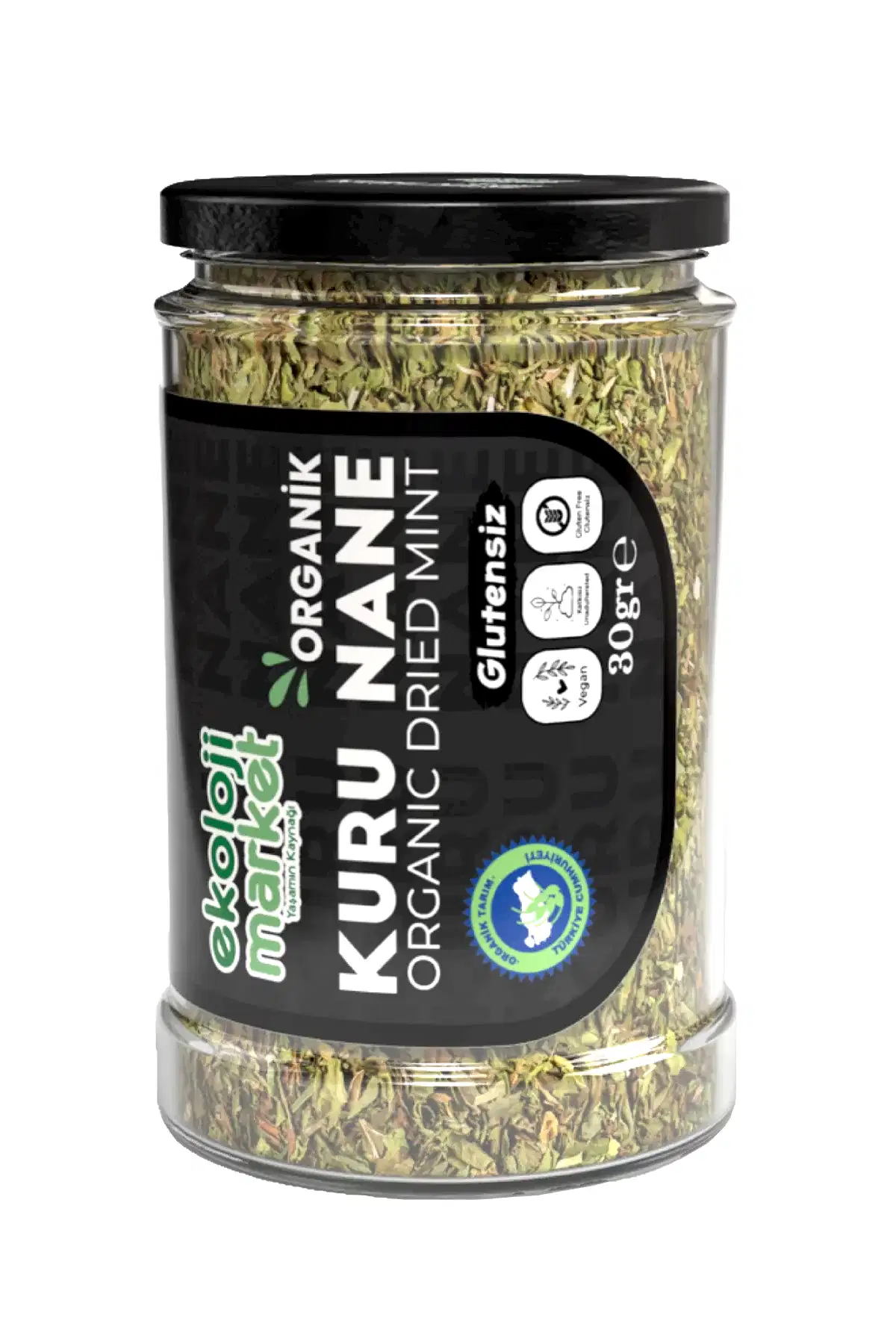 Organik Glutensiz Kavanoz Nane 30 gr