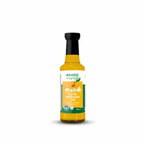 Organik Soğuk Sıkım Kayısı Çekirdeği Yağı 100 ml