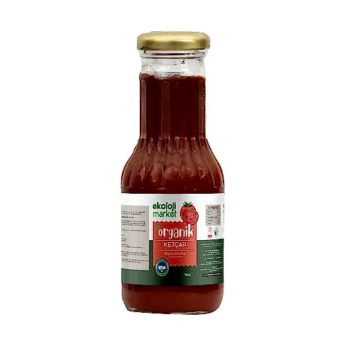 Organik Ketçap Tatlı Şişe 280 gr