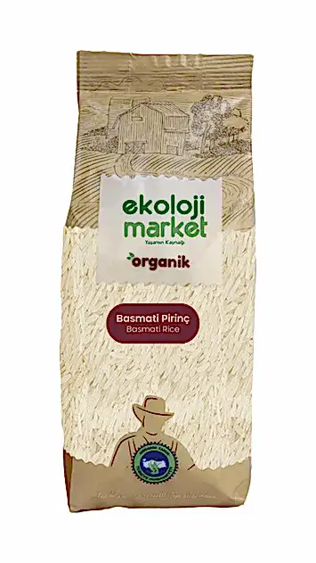 Organik Glutensiz Basmati Pirinç 750 gr