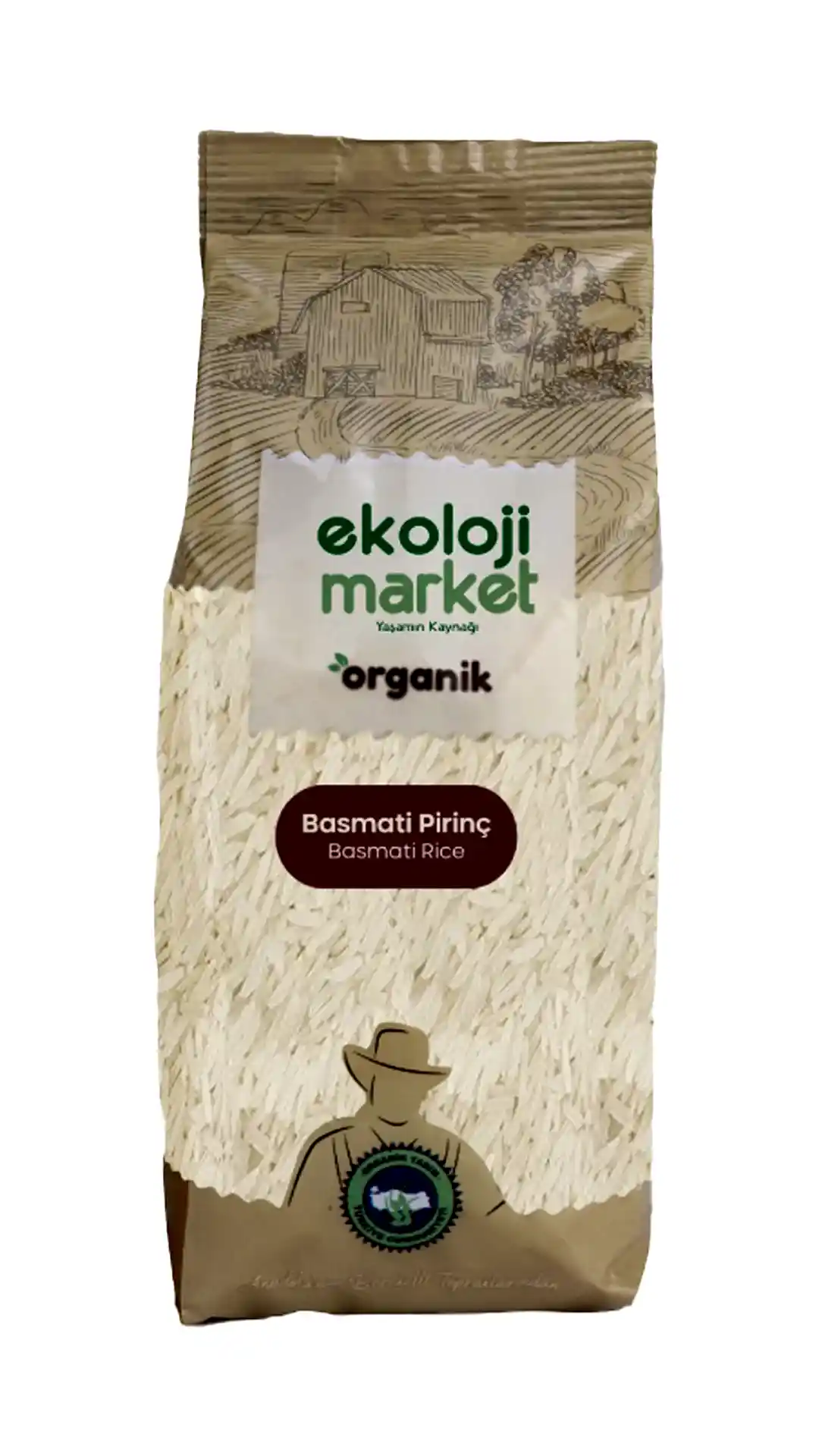 Organik Glutensiz Basmati Pirinç 750 gr