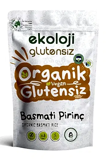 Organik Glutensiz Basmati Pirinç 500 Gr