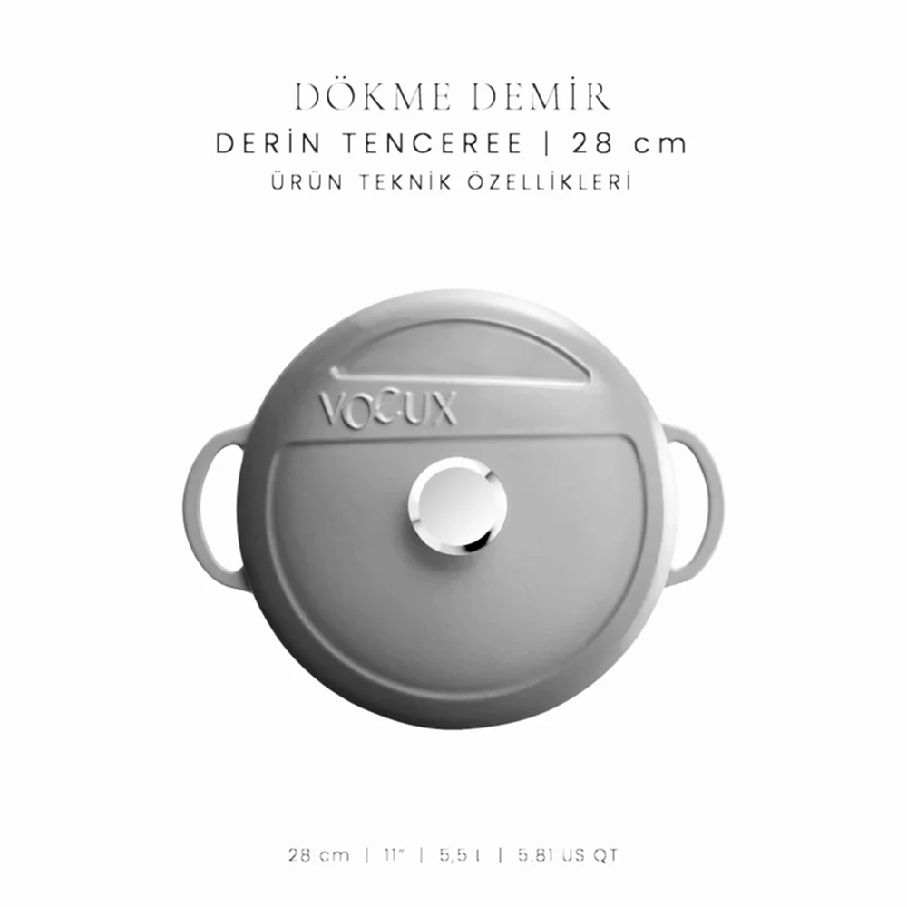 Voeux 28 cm Derin Tencere