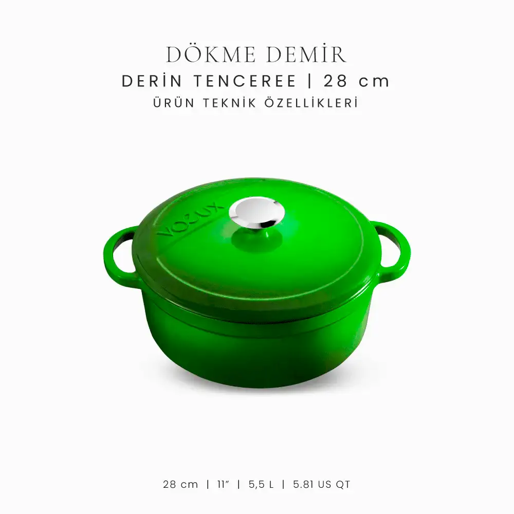Voeux 28 cm Derin Tencere