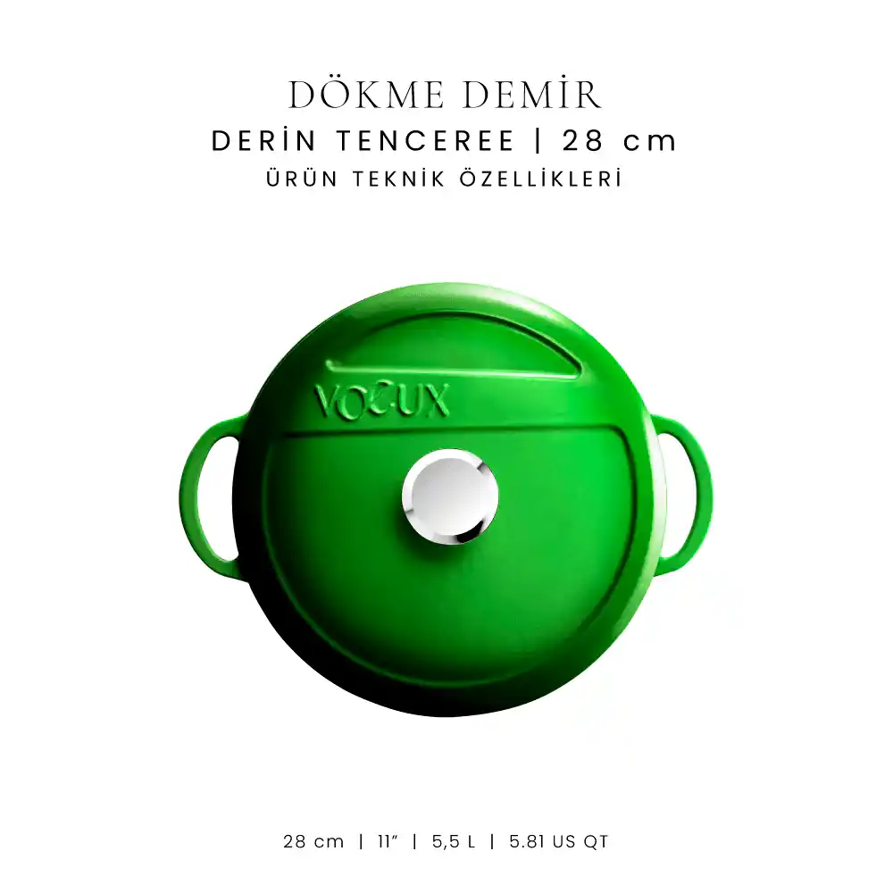 Voeux 28 cm Derin Tencere