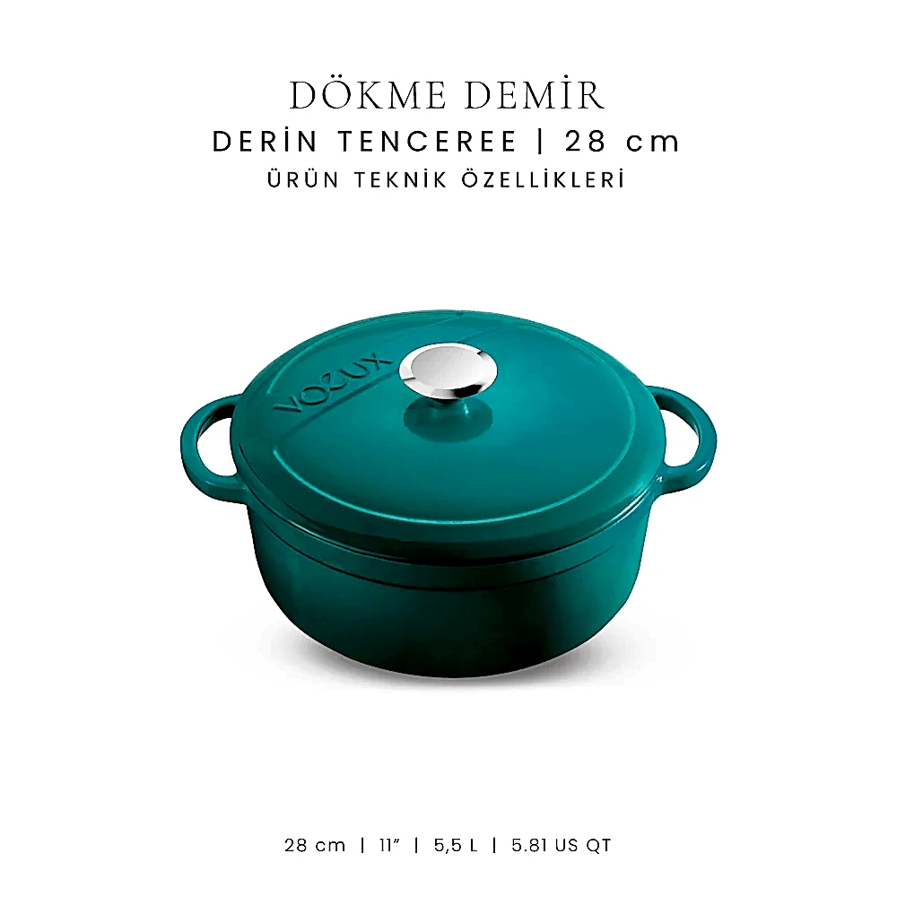 Voeux 28 cm Derin Tencere