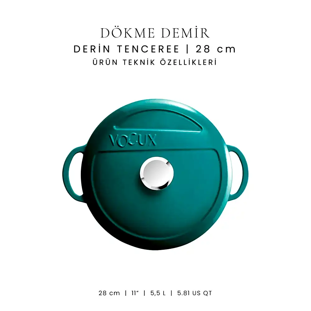 Voeux 28 cm Derin Tencere