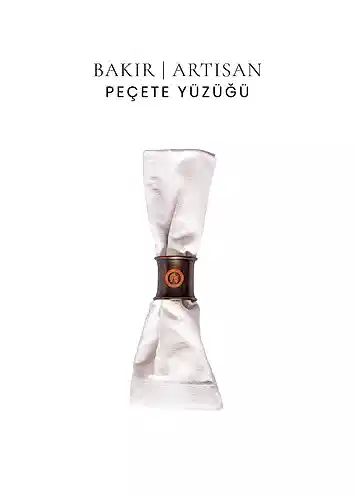 Voeux Peçete Yüzüğü - Bakır - Artisan