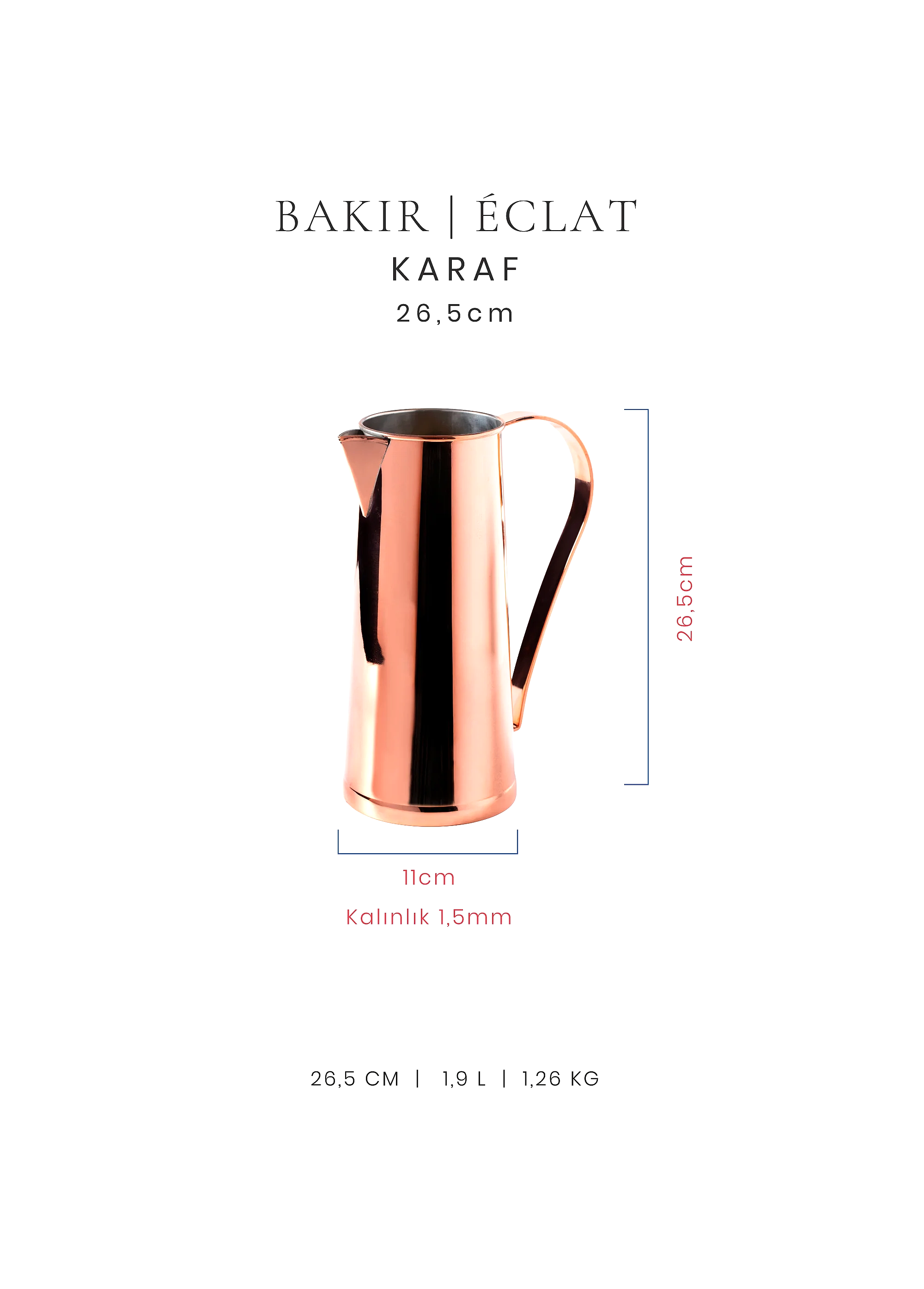 Voeux Karaf - Bakır - Eclat