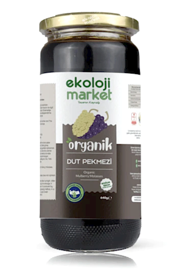 Organik Soğuk Sıkım Dut Pekmezi 640 gr