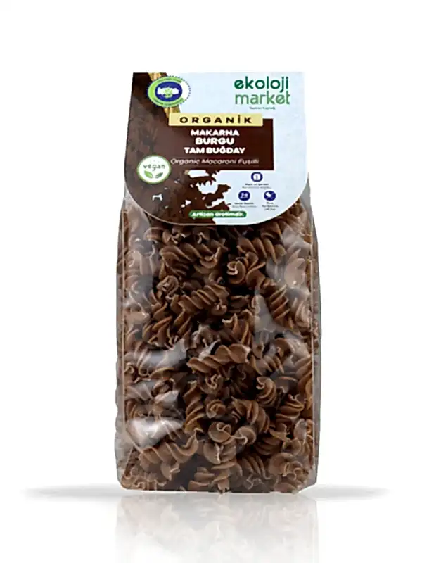 Organik Tam Buğday Burgu Makarna 300 Gr