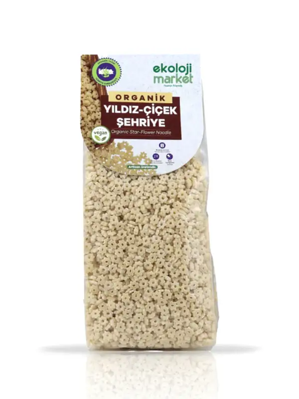 Organik Sade Çiçek Şehriye 250 Gr