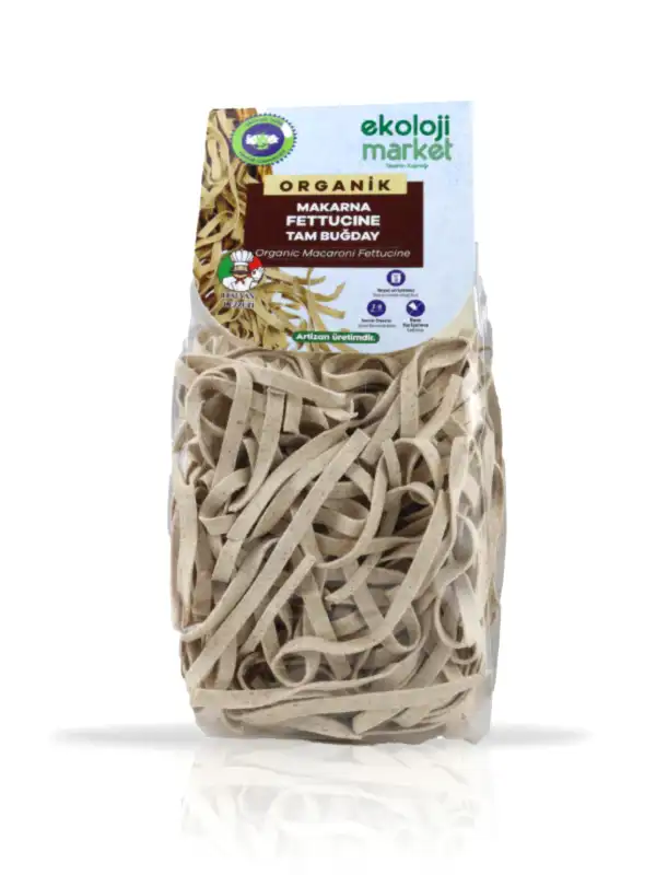 Organik Tam Buğday Fettucine - 250 Gr