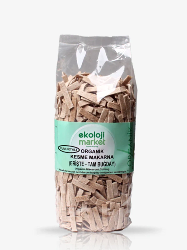 Organik Tam Buğday Erişte 400 Gr