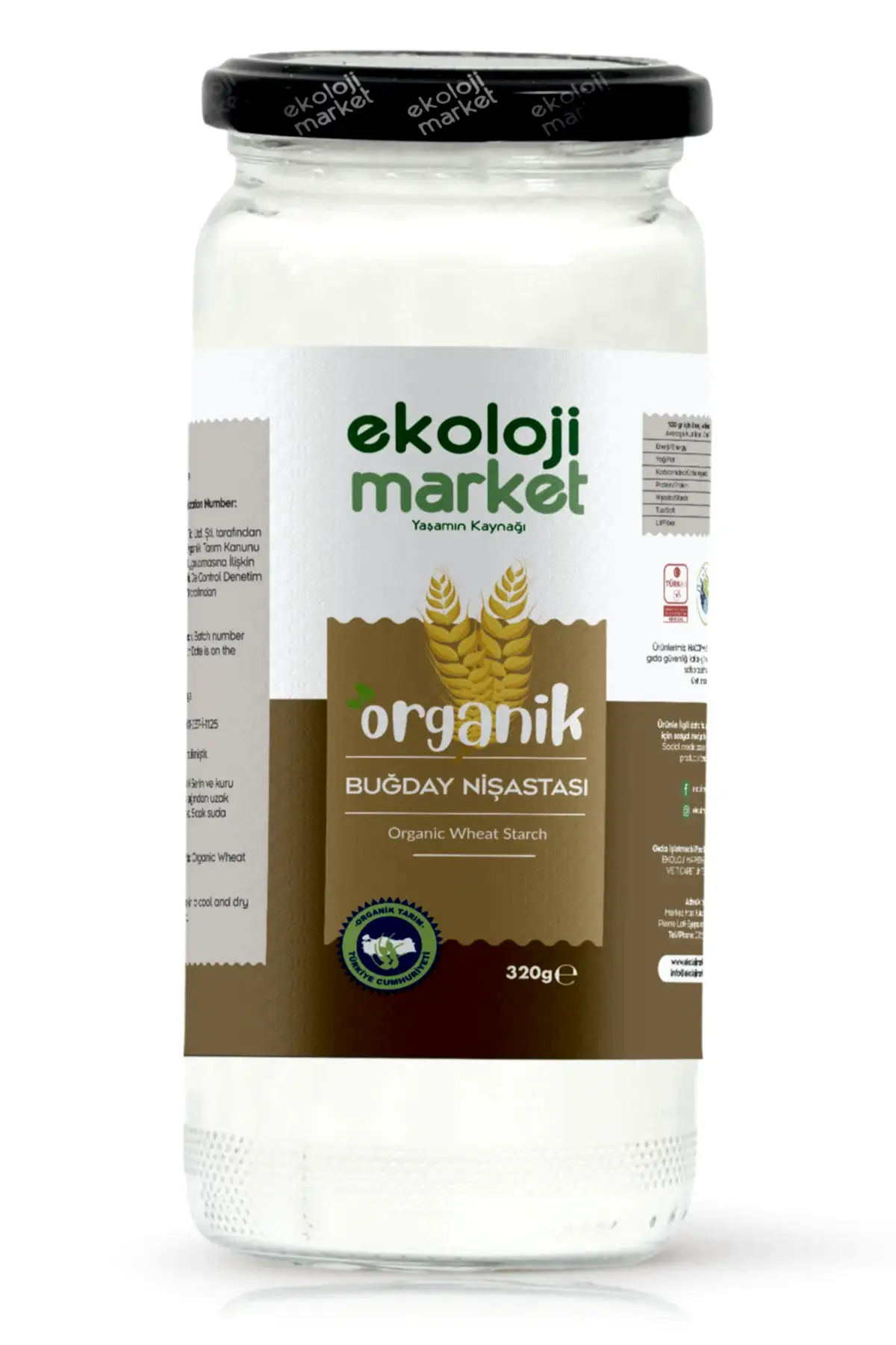 Organik Buğday Nişastası 320 gr