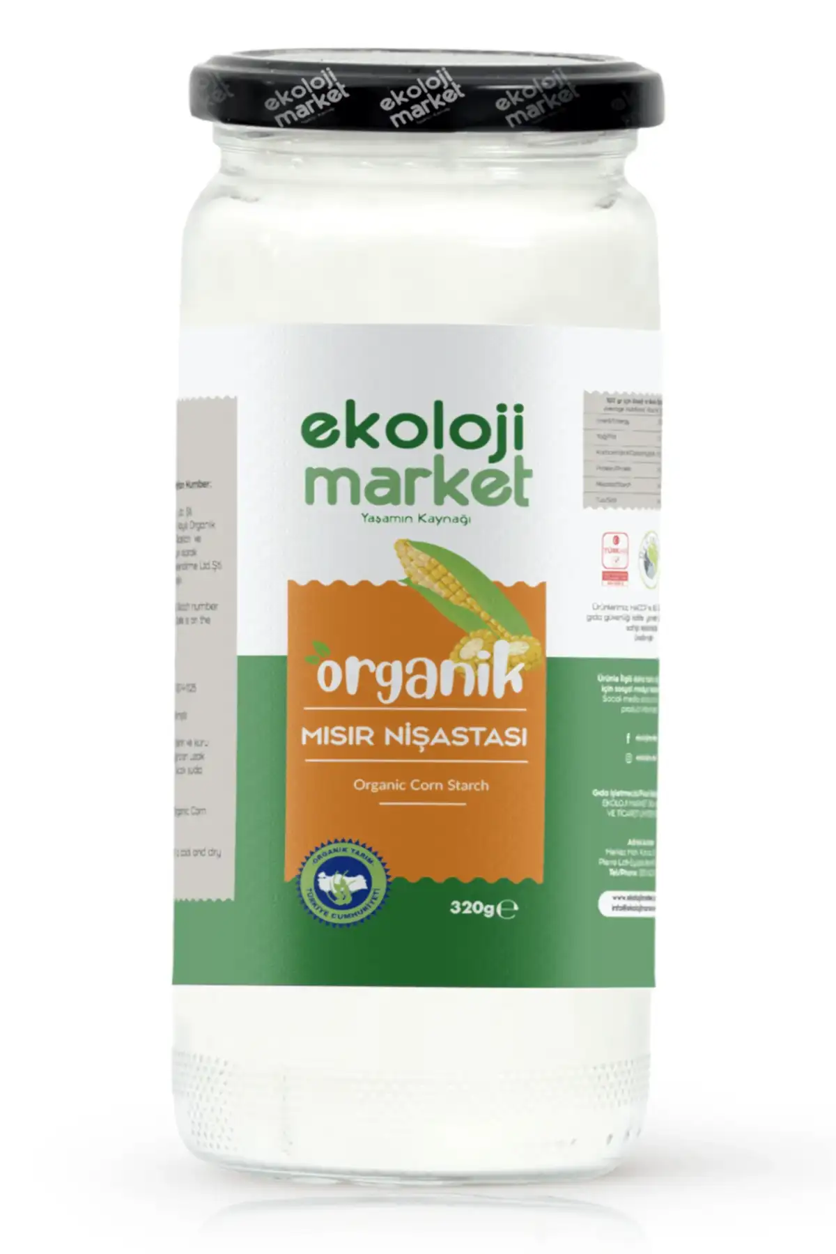 Organik Mısır Nişastası 320 gr