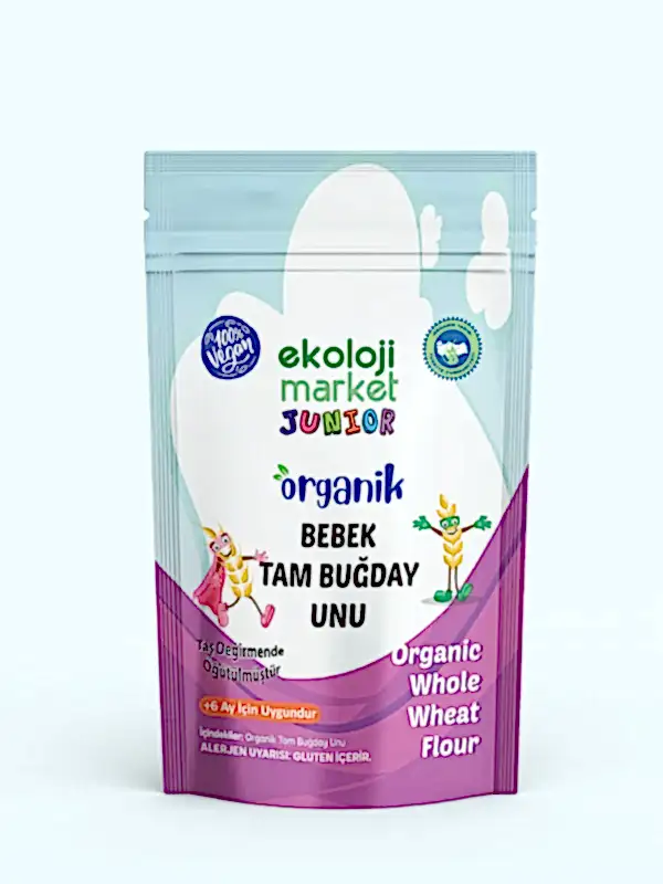 Organik Junior Tam Buğday Unu 250 Gr