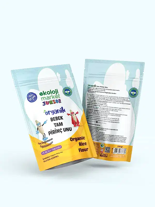 Organik Junior Glutensiz Tam Pirinç Unu 250 Gr