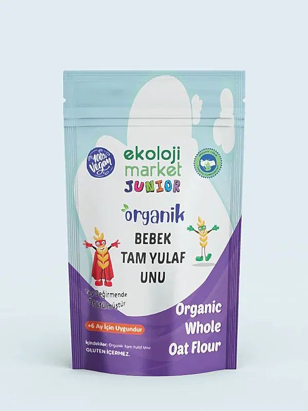 Organik Junior Glutensiz Tam Yulaf Unu 250 Gr