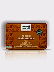 Organik Glutensiz Şekersiz Tahin Helvası Cinger 200 gr