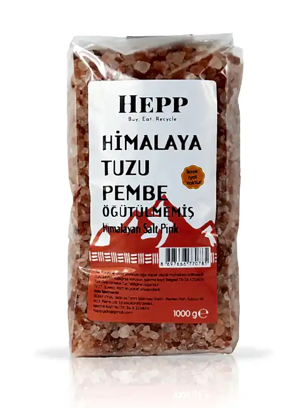 Hepp Himalaya Tuzu Pembe- Öğütmelik 1000 gr