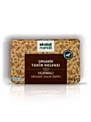 Organik Glutensiz Şekersiz Tahin Helvası Hurmalı 200 gr
