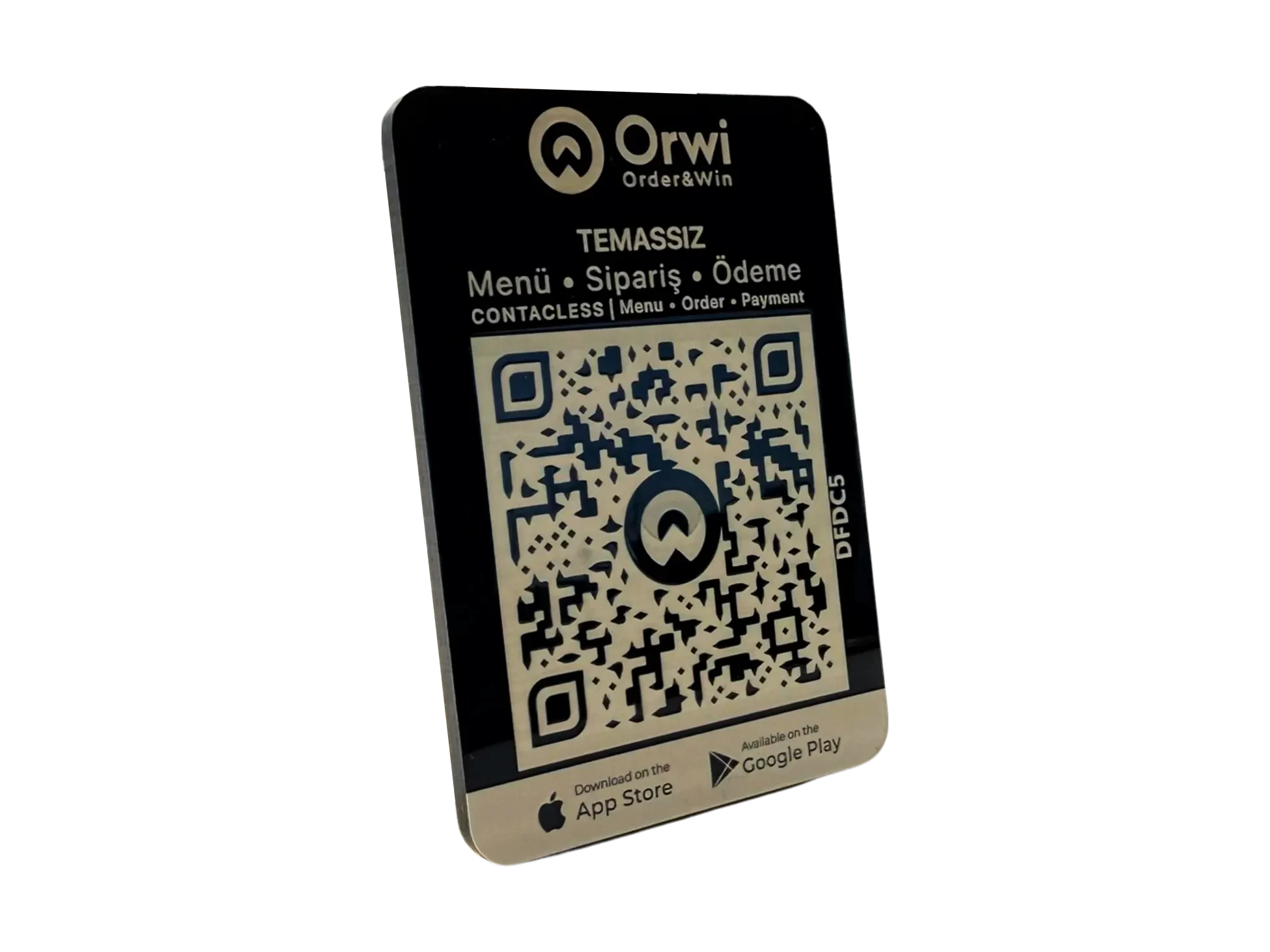 QR KOD MENÜ (Pleksi)