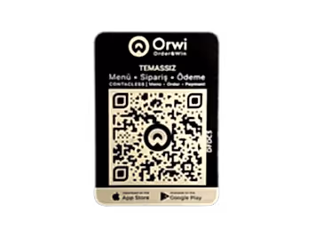 QR KOD MENÜ (Pleksi)