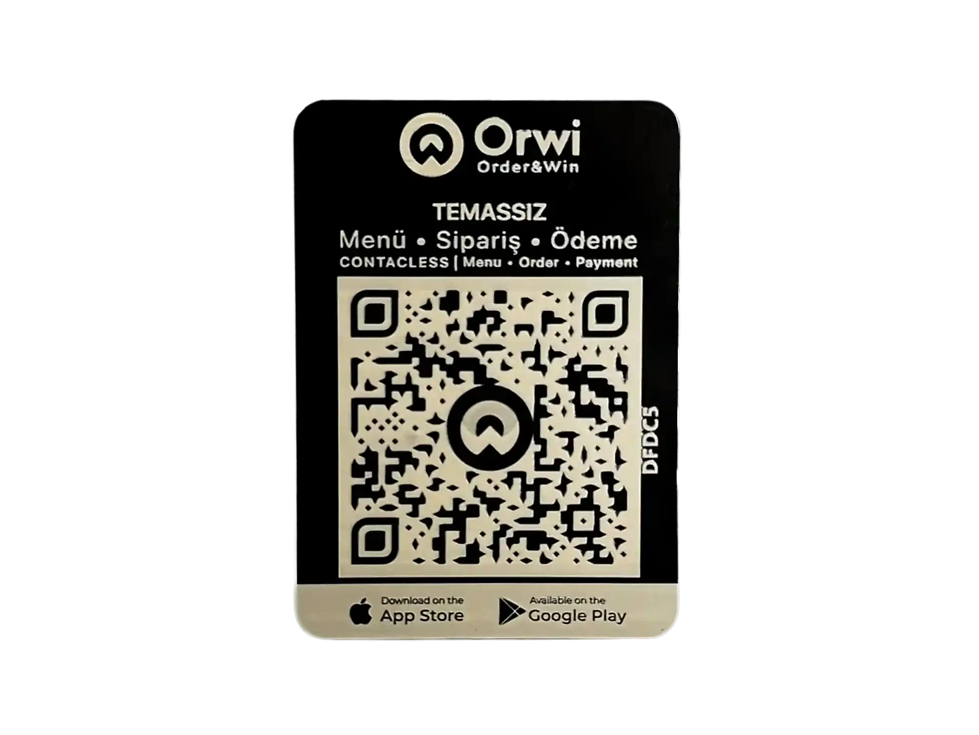 QR KOD MENÜ (Pleksi)