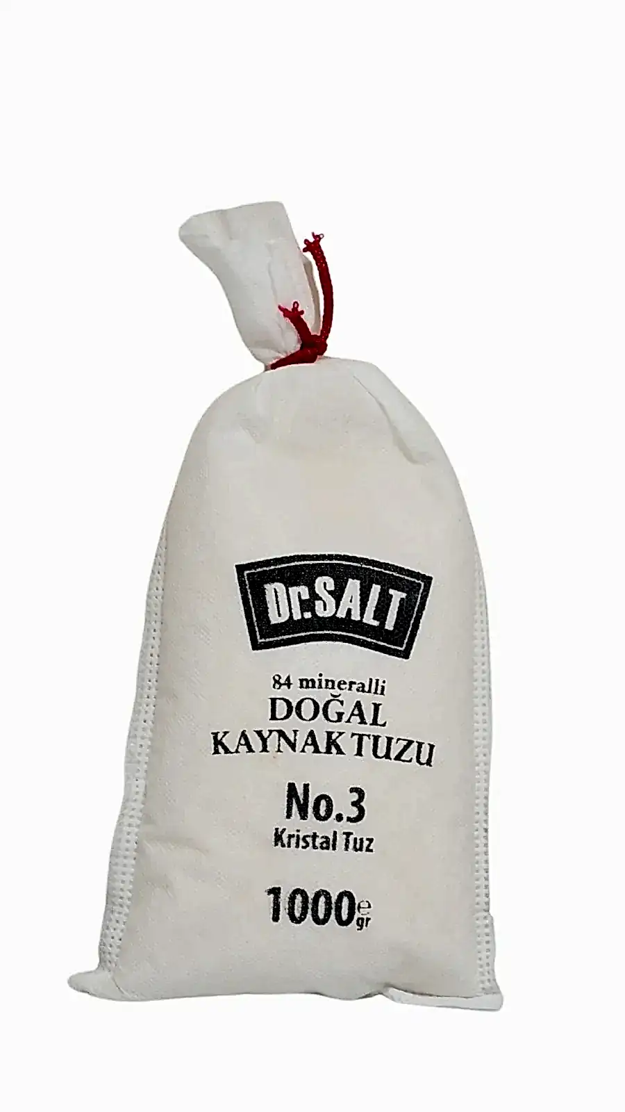 84 Mineralli Doğal Kaynak Tuzu 5 Boyut ve Numara Bez Paket - 1000 Gr.