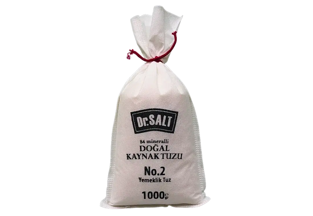 84 Mineralli Doğal Kaynak Tuzu 5 Boyut ve Numara Bez Paket - 1000 Gr.