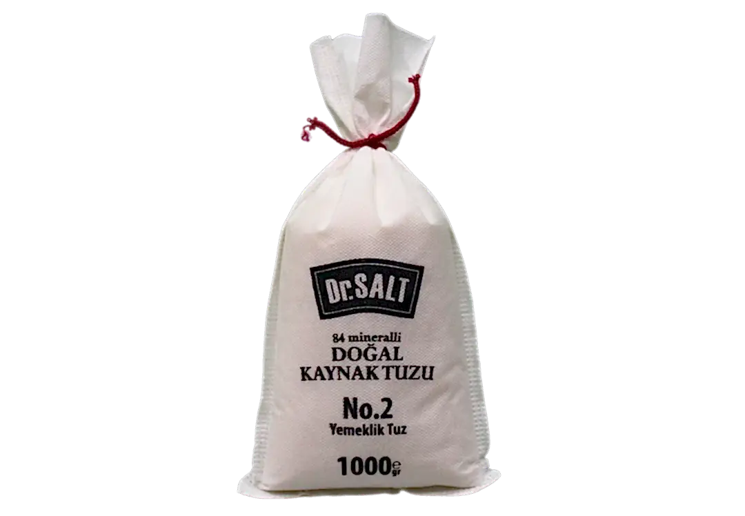 84 Mineralli Doğal Kaynak Tuzu 5 Boyut ve Numara Bez Paket - 1000 Gr.