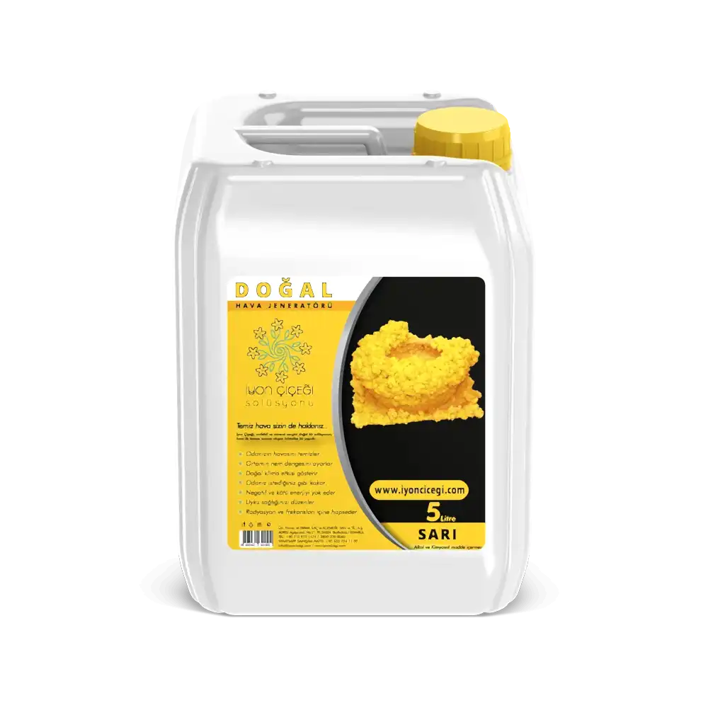 İyon Çiçeği Solüsyonu 5 Litre - 6 Farklı Renk
