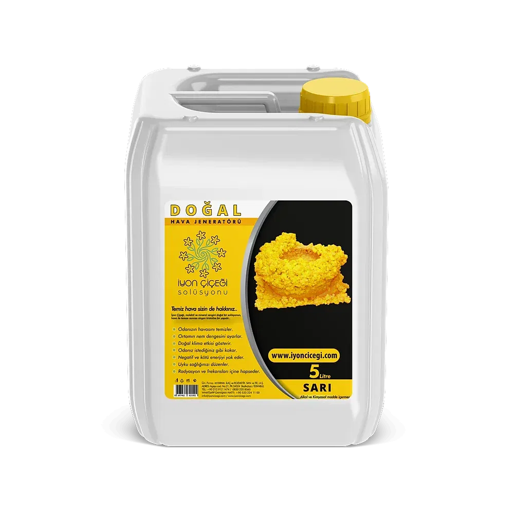 İyon Çiçeği Solüsyonu 5 Litre - 6 Farklı Renk