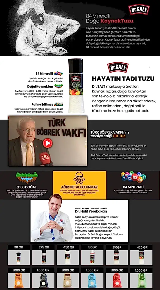 Doğal Kaynak Tuzu Seramik Değirmen 420 Gr.