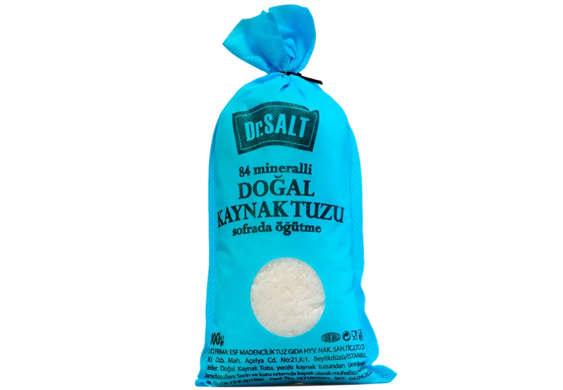 84 Mineralli Doğal Kaynak Tuzu Bez Paket -  1000 Gr.