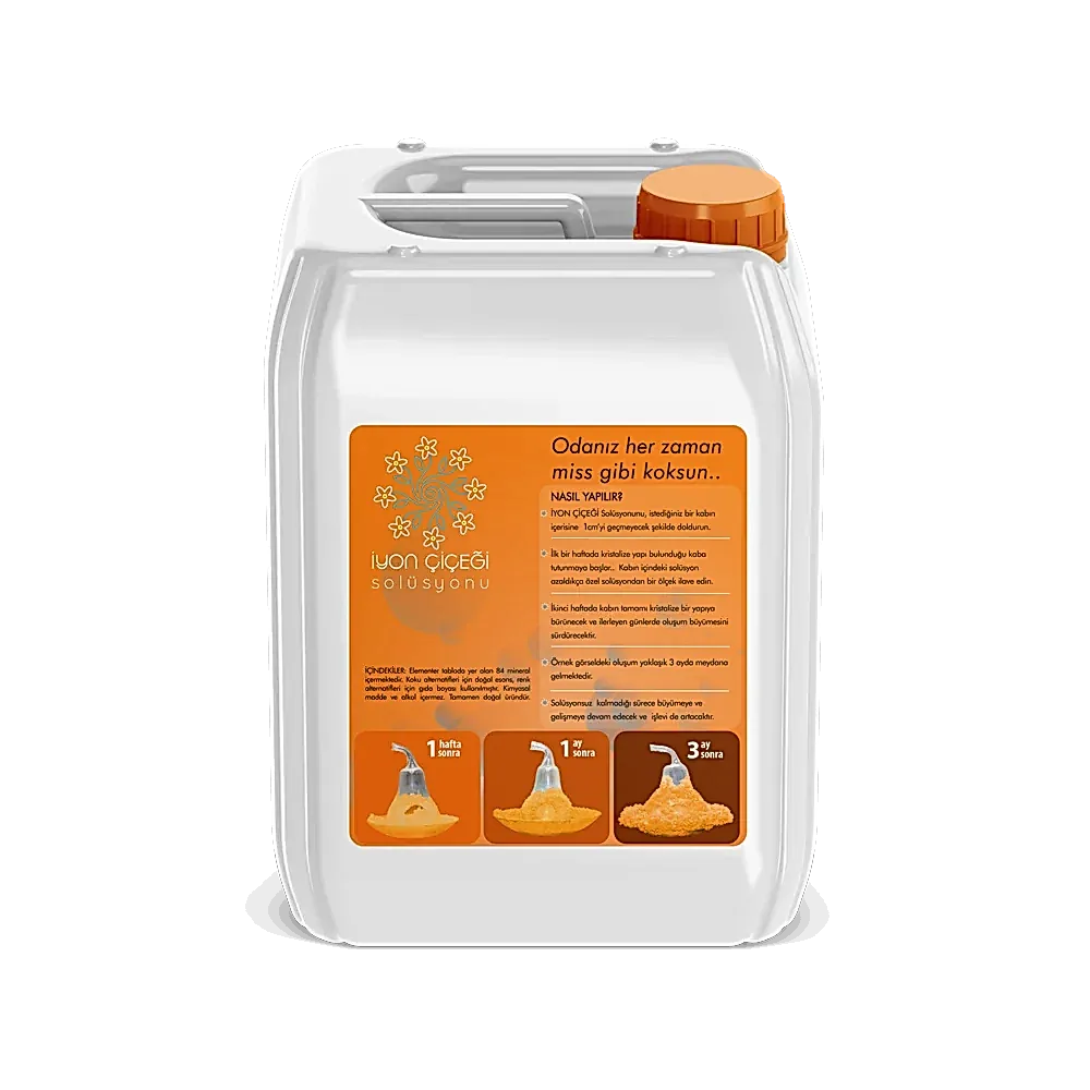 İyon Çiçeği Solüsyonu 5 Litre - 6 Farklı Renk