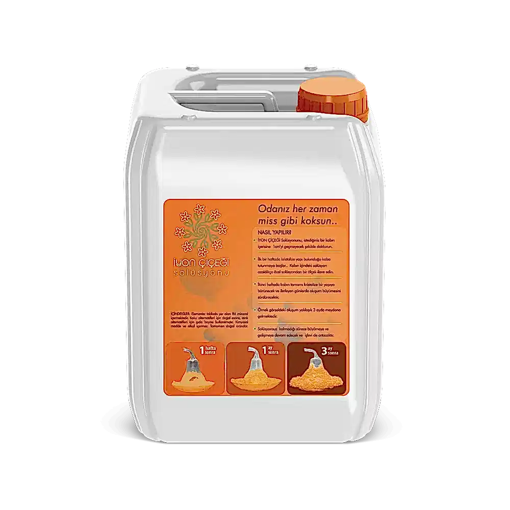 İyon Çiçeği Solüsyonu 5 Litre - 6 Farklı Renk