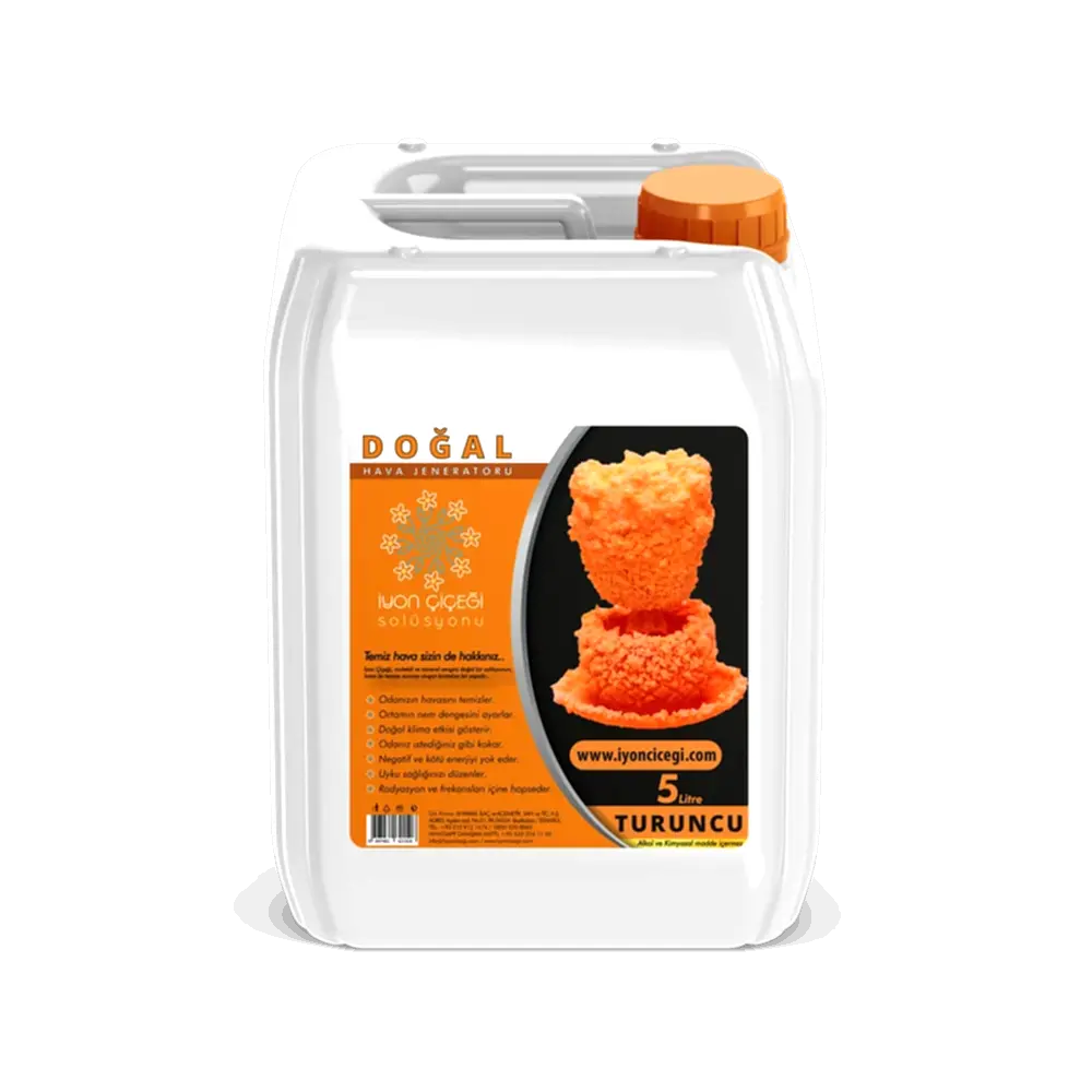 İyon Çiçeği Solüsyonu 5 Litre - 6 Farklı Renk